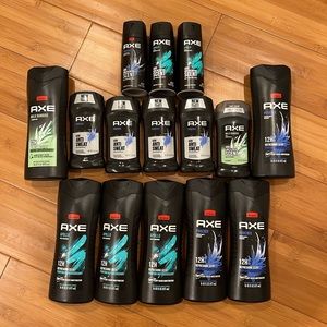 Bundle of AXE mens Body wash Deodorant Personal Care